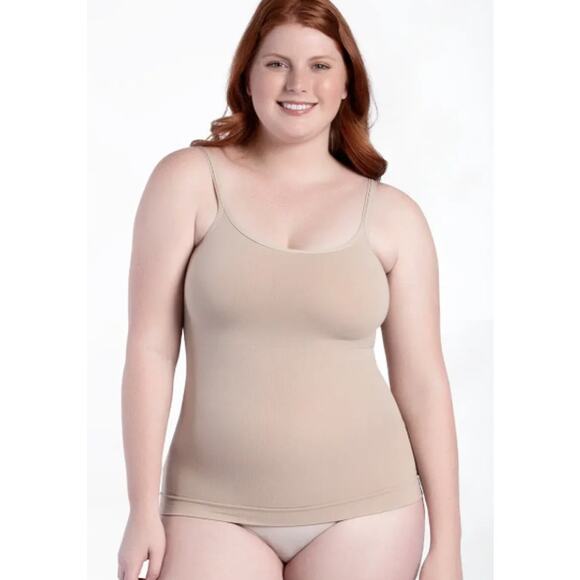 Shapermint Curveez Medium Nude Incredibly Slimming Cami Tank Top Compression - Picture 1 of 10